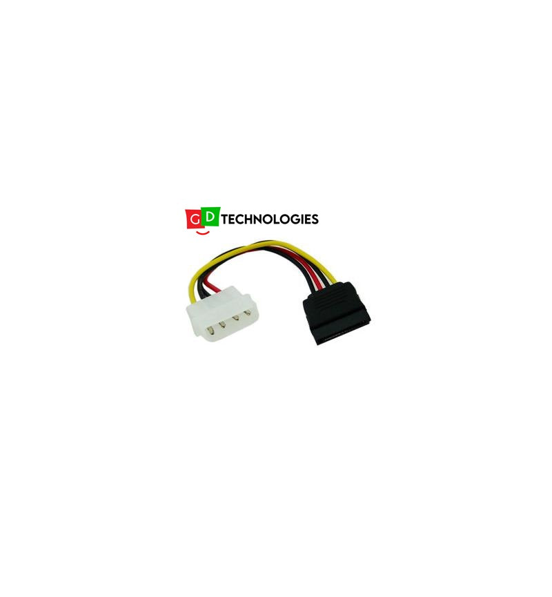 POWER CABLE - MOLEX TO 1X SATA 10 CM