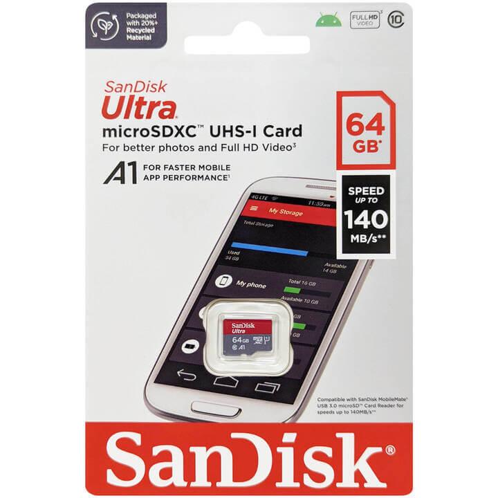 64GB ULTRA MICRO SDHC UHS-I MEM