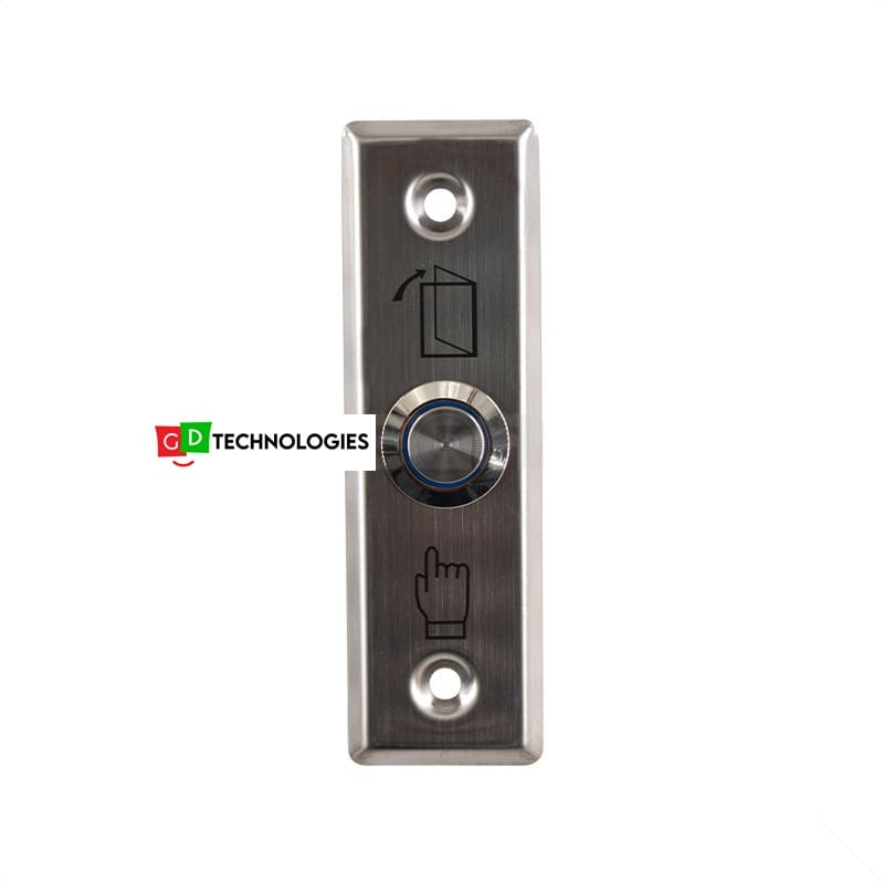 SECURI-PROD SLIMLINE PUSH BUTTON WITH ILLUMINATION NO AND NC