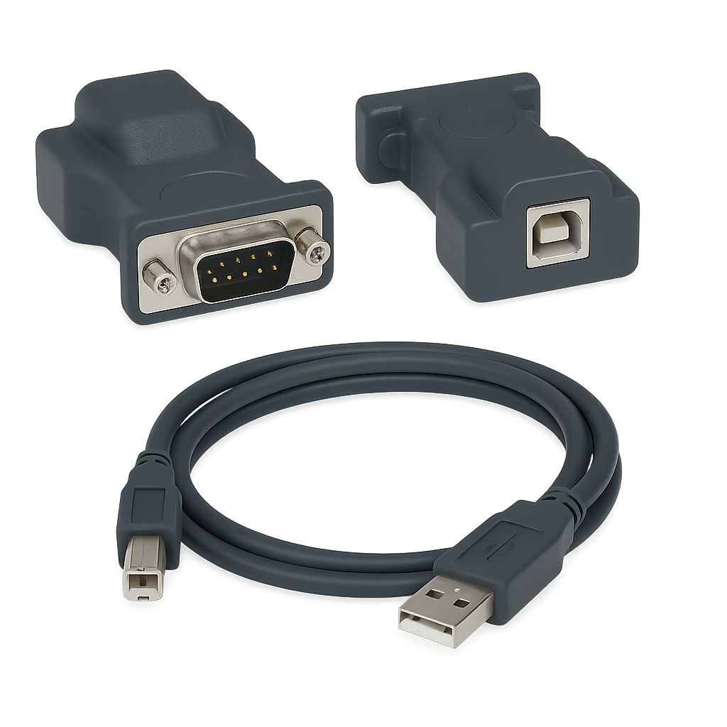 USB B MALE TO SERIAL PORT CONNECTOR