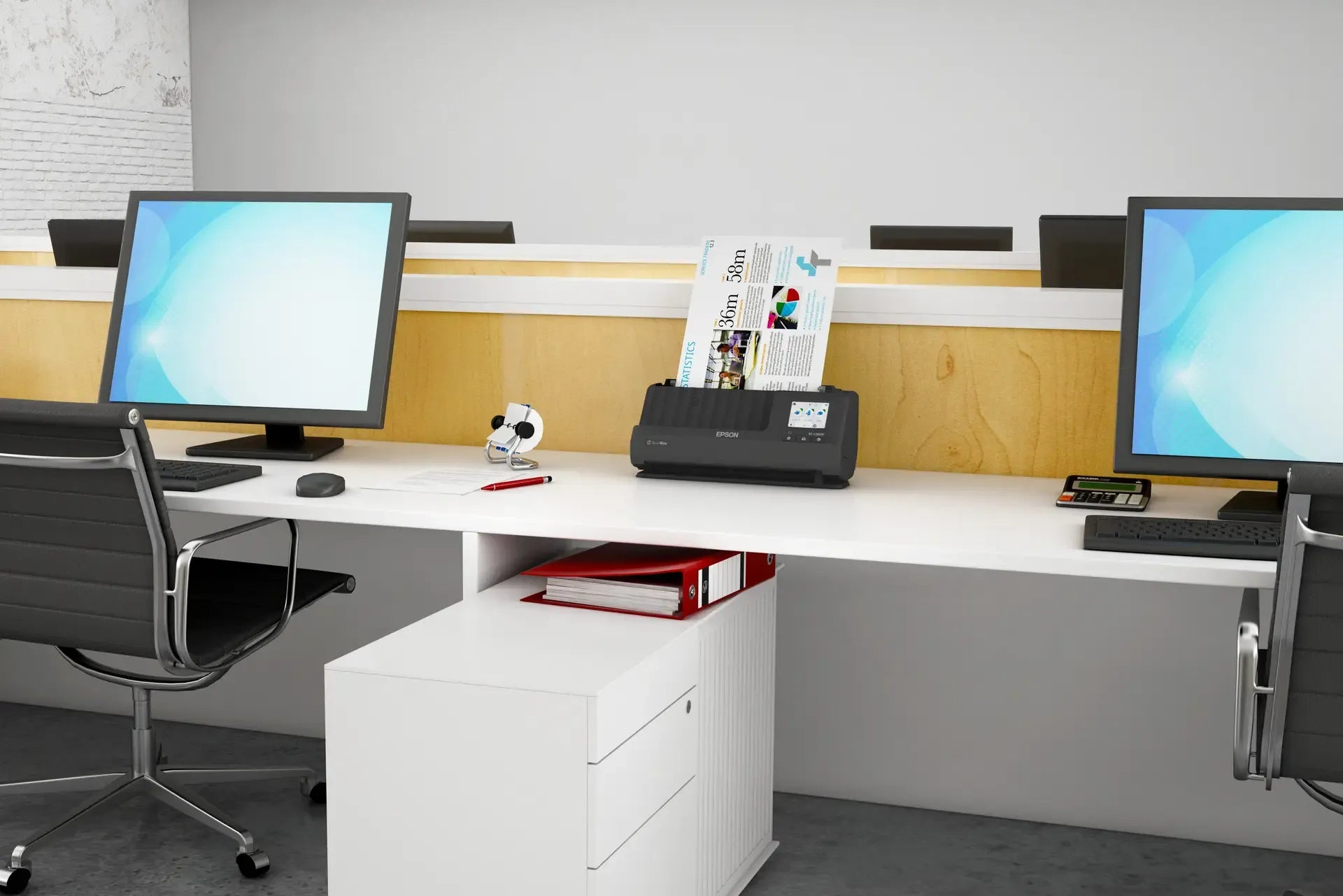 Epson ES-C380W-Compact Sheetfeed;A4;600x600dpi; 30ppm; Duplex; Single pass dual; Daily Duty Cycle 3500. USB;WiFi LAN;WiFi Direct - image 4