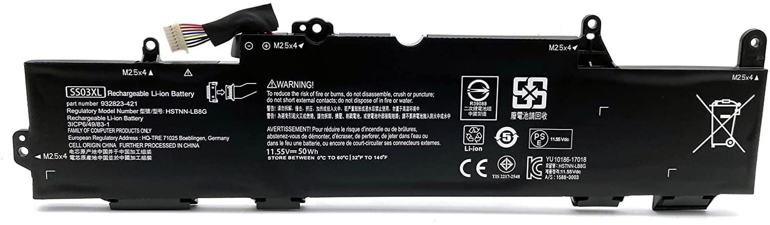 3 CELL,11.55V, 50WH LITHIUM-ION BATTERY