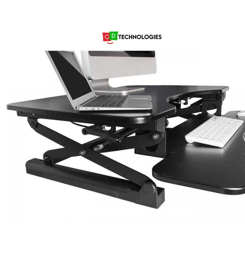 HEIGHT ADJUSTABLE STANDING DESK (BLACK)