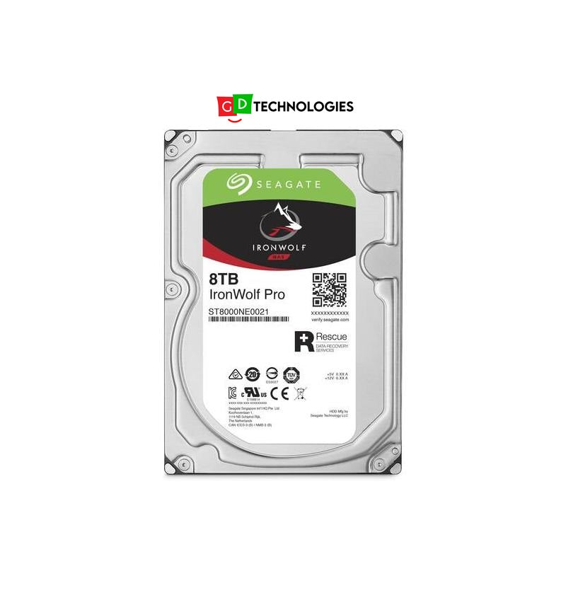 SEAGATE IRONWOLF PRO 8TB SATA III 6 GB/S