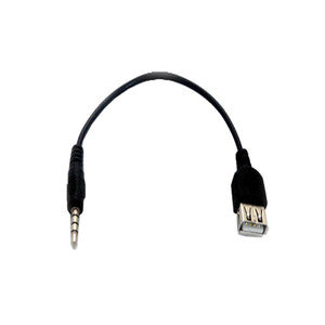 3.5MM STEREO MALE TO USB FEMALE 10CM - image 2