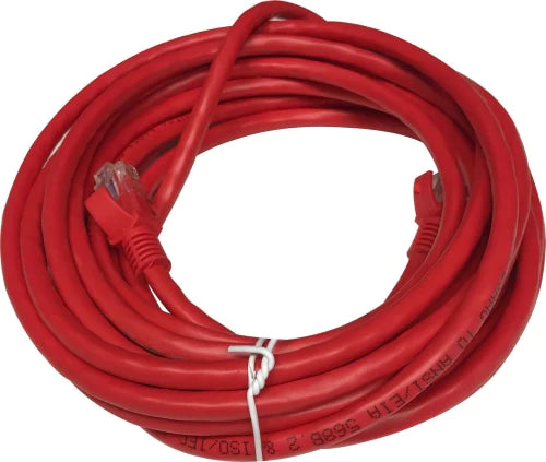 5m UTP Cat5e Red Flylead