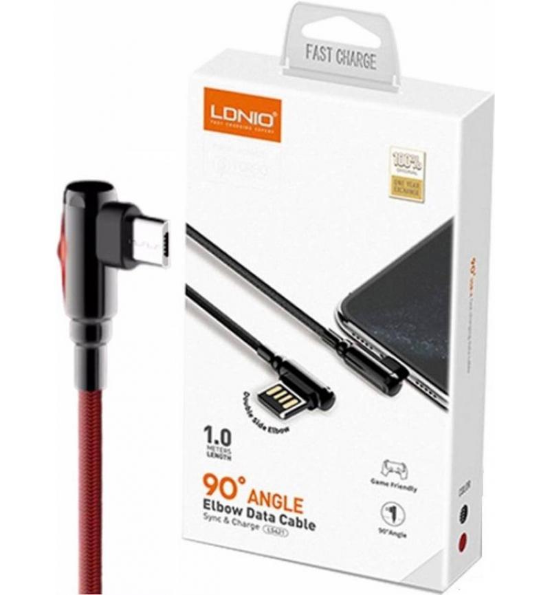 LDNIO ELBOW USB MICRO-USB 1-METER CABLE - image 2