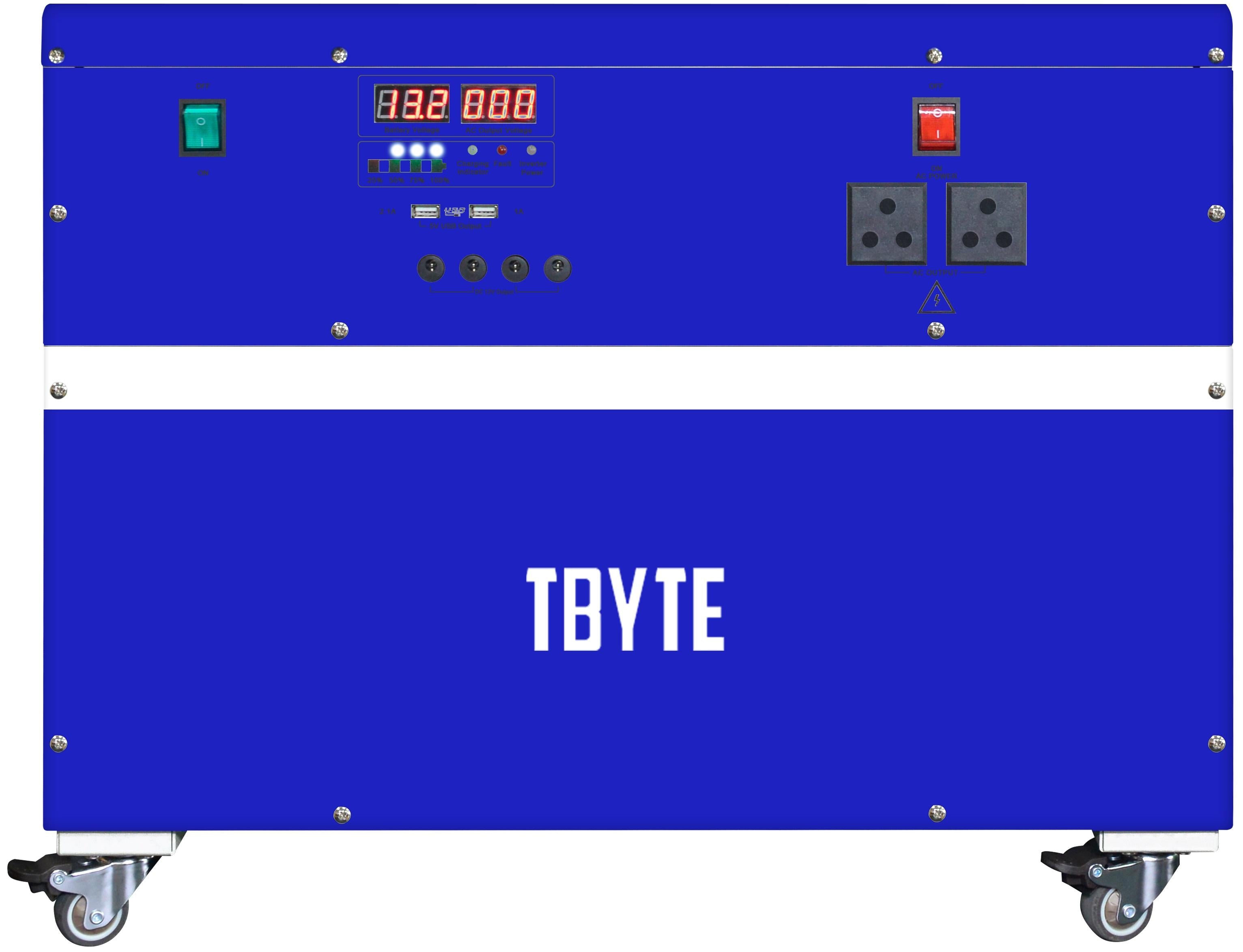 1500W INVERTER WITH 12V 120AH BAT