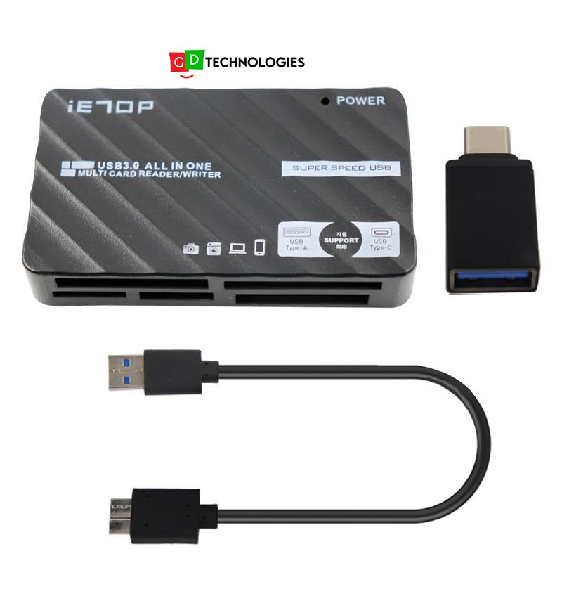 MICROWORLD CARD READER USB3 + TYPE-C