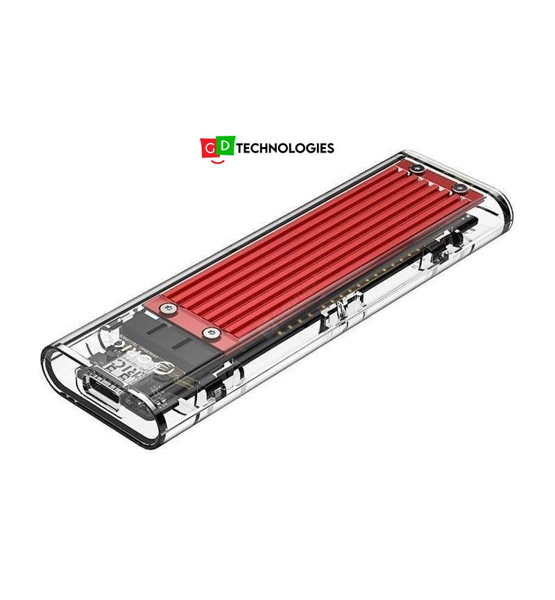 ORICO M.2 NVME TO USB3.1 USB-C ENCLOSED RED
