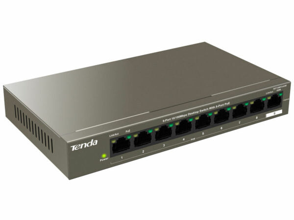 Tenda 9XFE Desktop Switch 8XPoE 115W