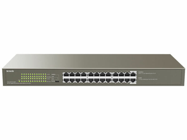 Tenda 24 Port Gigabit Smart PoE Switch 250W