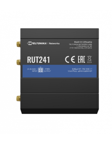 Teltonika Industrial LTE Wi-Fi IoT Router with VPN and I/O, MediaTek Chipset