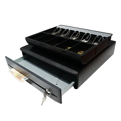 POS CASH DRAWER 5 NOTE 8 COIN 3 POSITION LOCK RJ11 . 405(W)* 400(D)*100(H)mm - image 4