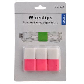 3 CORD CLIPS (6) {CC-923}
