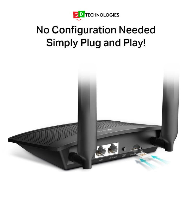 TL-MR100 300 MBPS WIRELESS AND 4G LTE ROUTER