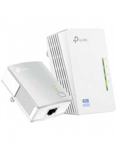 TP-Link WPA4220KIT 500Mbps Powerline Extender, 300Mbps Wi-FI Extender