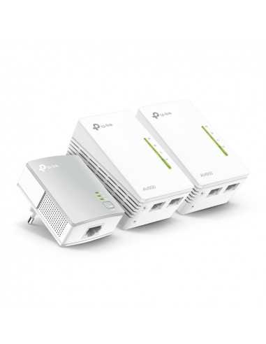 TP-Link WPA4220TKIT 600Mbps Powerline Extender (3 Pack), 300Mbps Wi-FI Extender