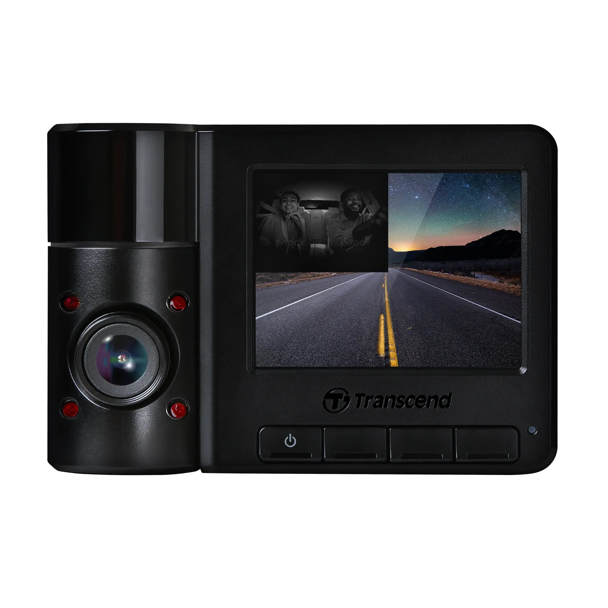 TRANSCEND DRIVEPRO 550 (MODEL B) DUAL LENS DASH CAM WITH 128GB MICROSD CARD - image 3