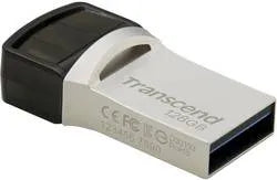 TRANSCEND 128GB JETFLASH 890 USB-C & USB 3.1 OTG FLASH DRIVE - SILVER - image 9