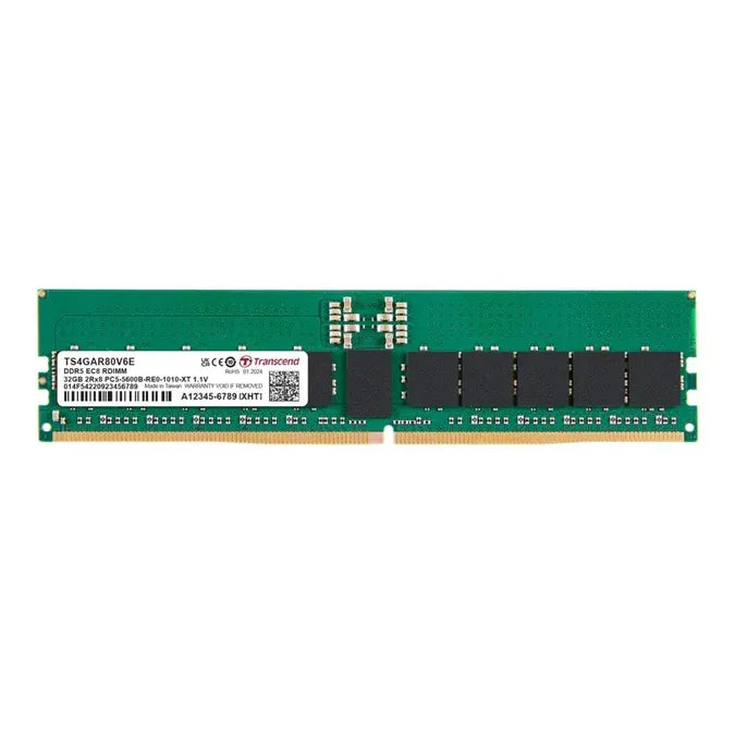 TRANSCEND 32GB DDR5-5600 REG-DIMM  2Rx8 2Gx8 CL46 1.1V
