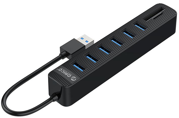 ORICO HUB USB3.0 1XUSB3.0 5XUSB SDTF BK - image 2
