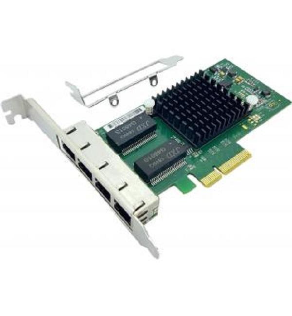 PCIE 4 RJ45 PORT LAN CARD
