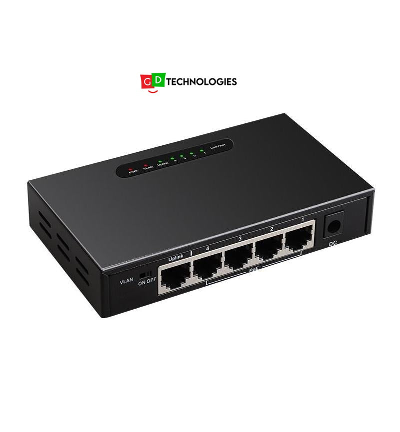 4 PORT 10/100/1000 POE SWITCH