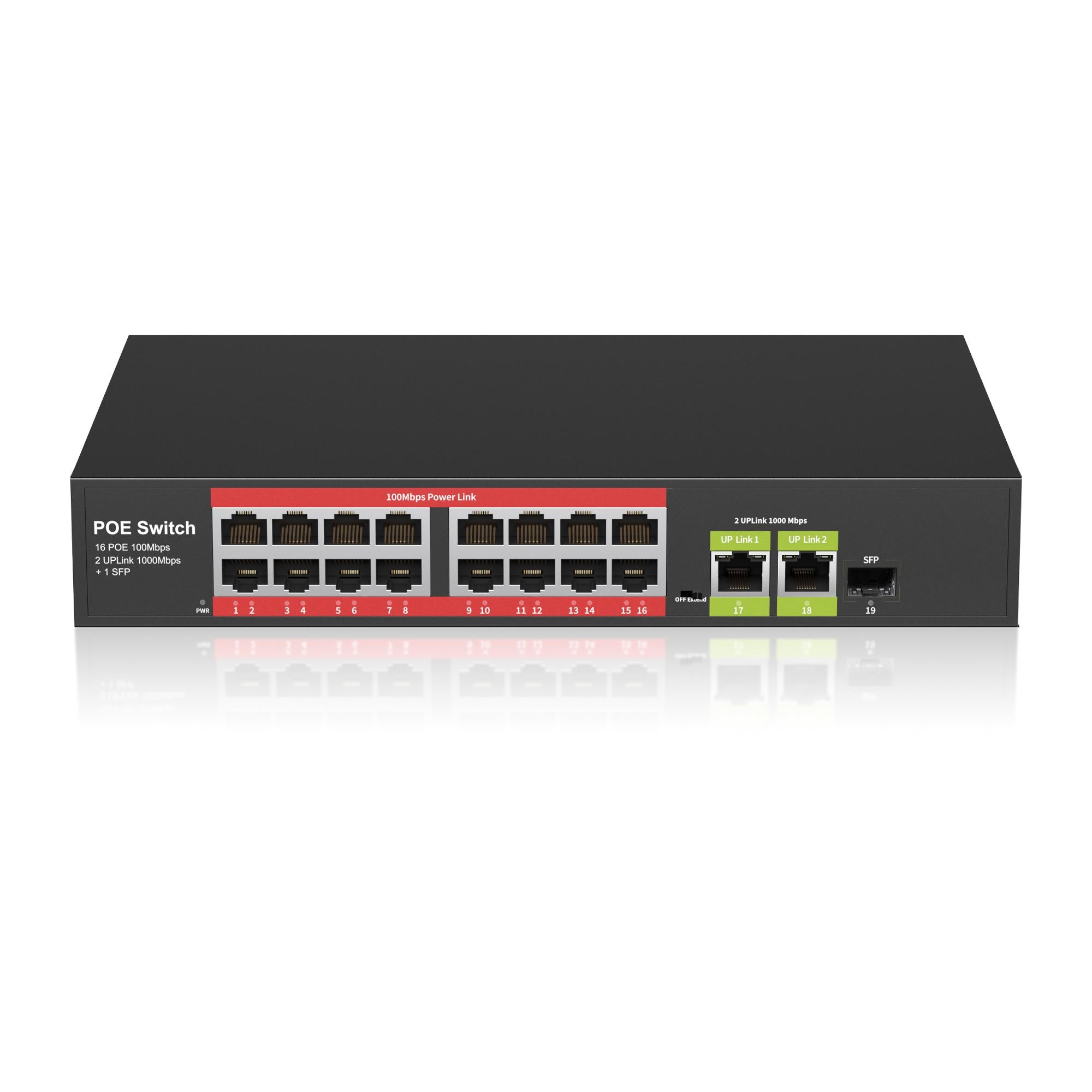 16+2 POE SWITCH