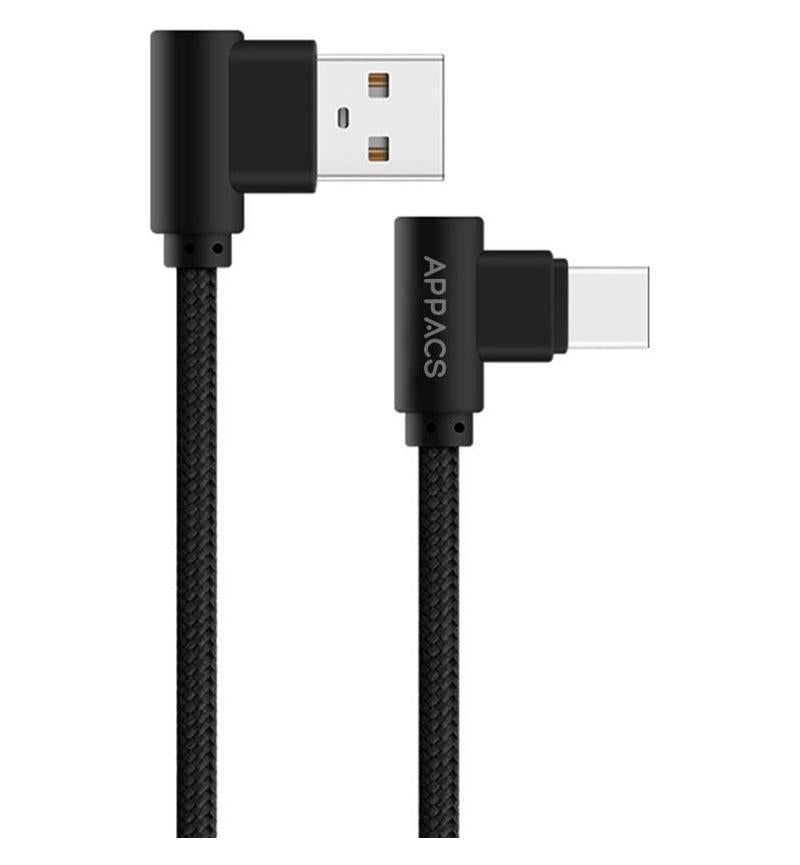 USB-C RIGHT ANGLE BLACK