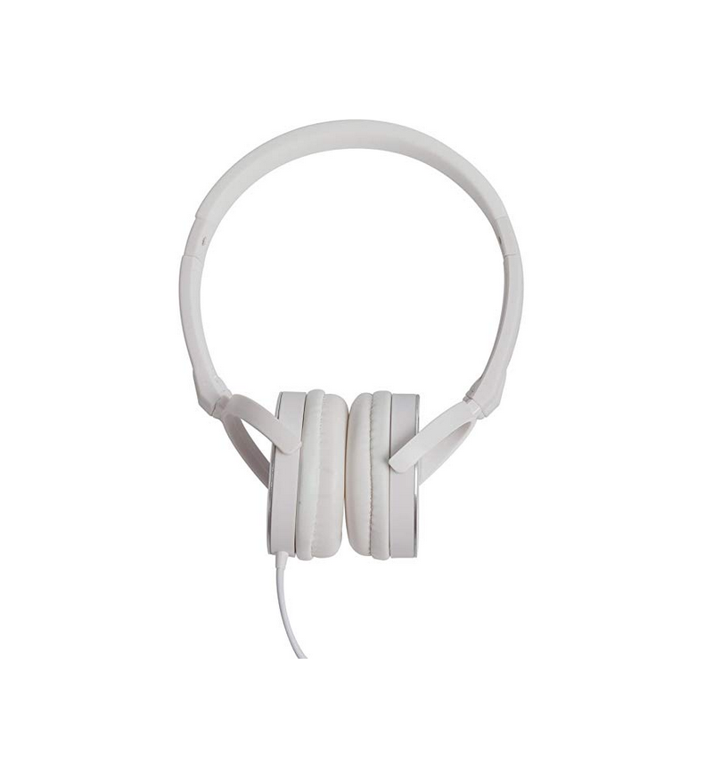 HEADPHONE WITH MIC WHITE AND SILVER - image 2