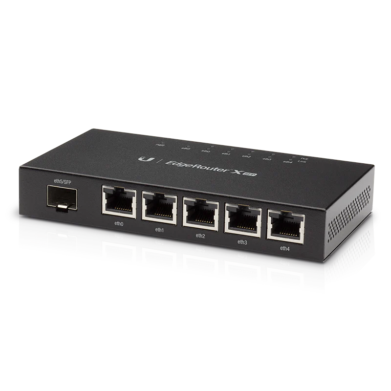 Ubiquiti 5-Port EdgeRouterX SFP Gigabit Router with PoE and SFP