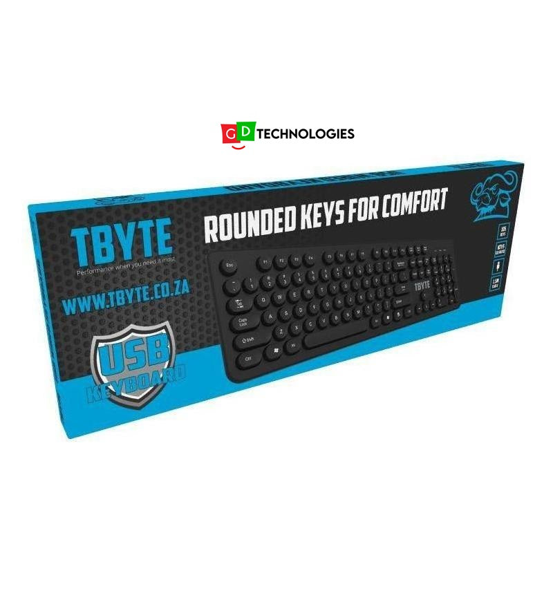 TBYTE USB CORDED KEYBOARD