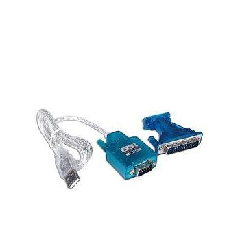 USB TO 9 PIN SERIAL CABLE 1.8M +25PIN - image 2