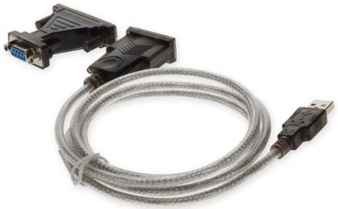 USB TO 9 PIN SERIAL CABLE 1.8M +25PIN