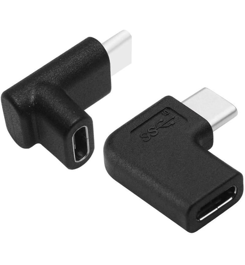USB-C M-F 90 DEGREE ADAPTER PAIR - image 2