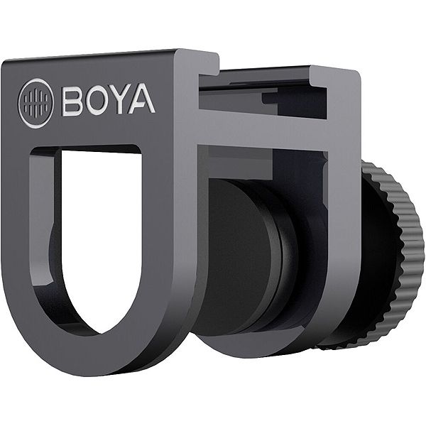 Boya BY-C12 Clamp with Cold Shoe Mount for Smartphone