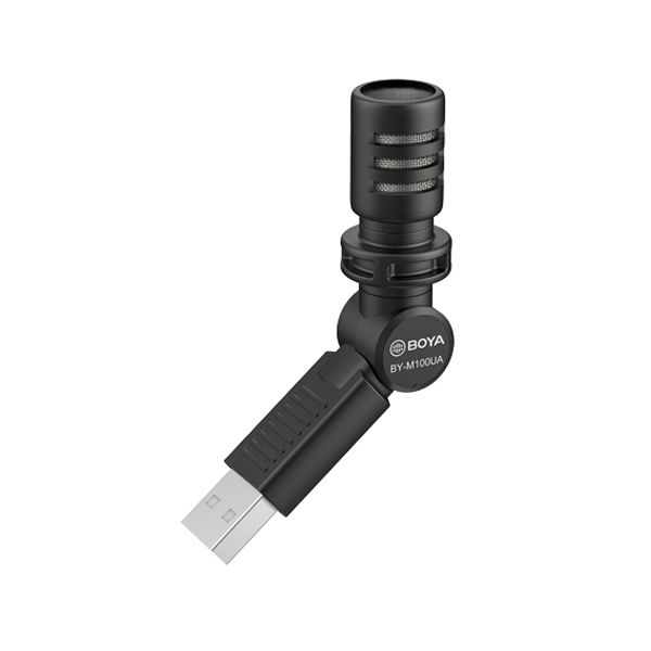 Boya BY-M100UA Mini Condenser Microphone with USB Connection for Windows and Mac Computers
