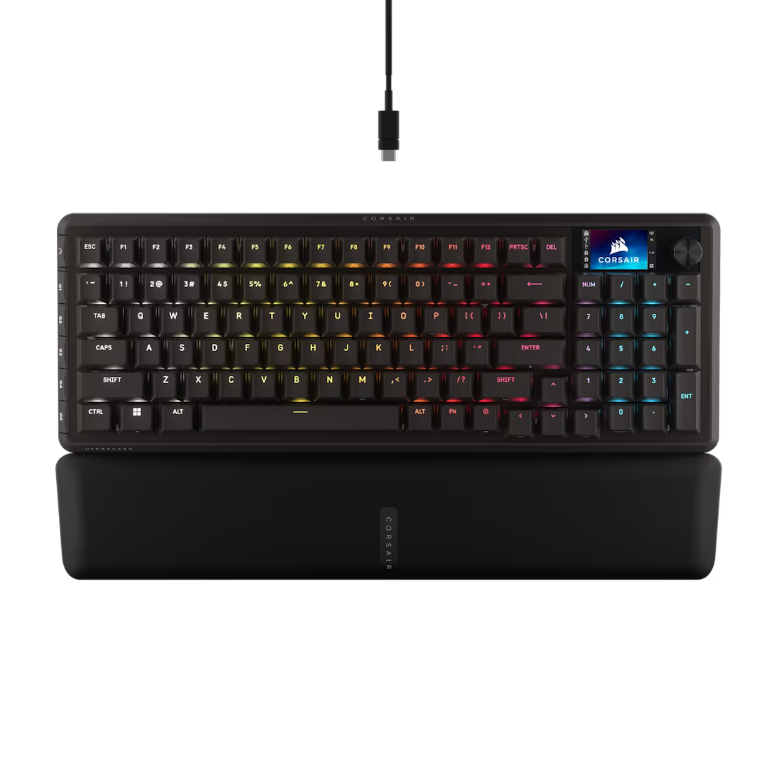 Corsair VANGUARD  96% Gaming Keyboard - MLX Fusion tactile switches - Black.