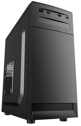 ATX CASE BLACK + PSU - image 2