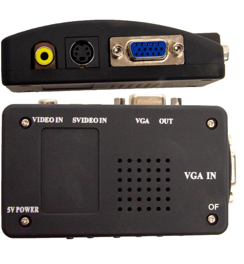 VGA TO BNC VIDEO AND S-VIDEO