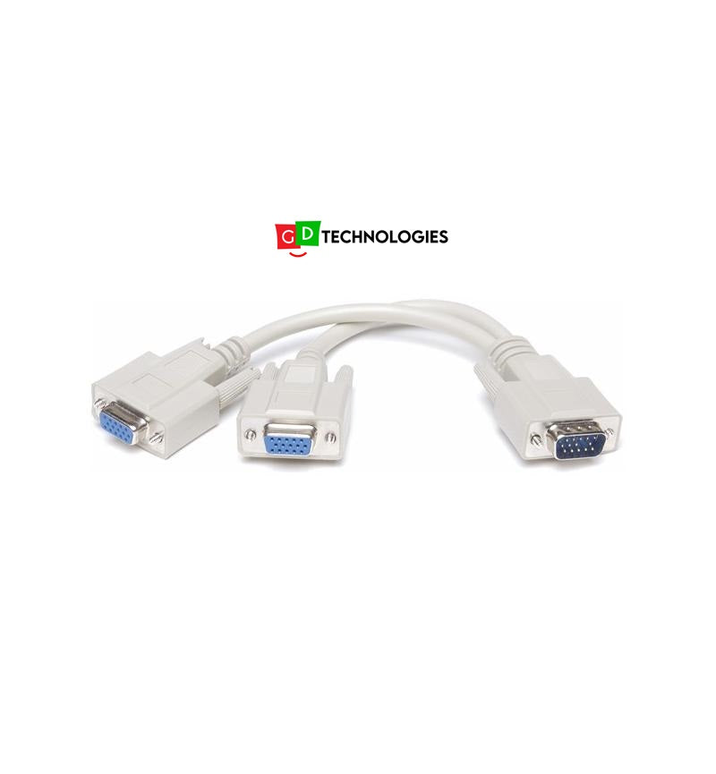 VGA SPLITTER CABLE: 1 INPUT TO 2 OUTPUT