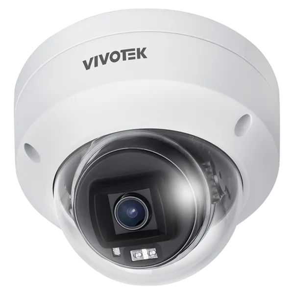 Outdoor IK10 Dome; H.265 5MP; 2.8mm; 30M IR; DI/DO; WDR PRO; Smart VCA; Deep Search