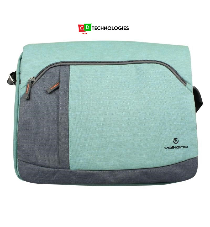 VOLKANO BREEZE SERIES MESSENGER BAG - BLUE/GREY