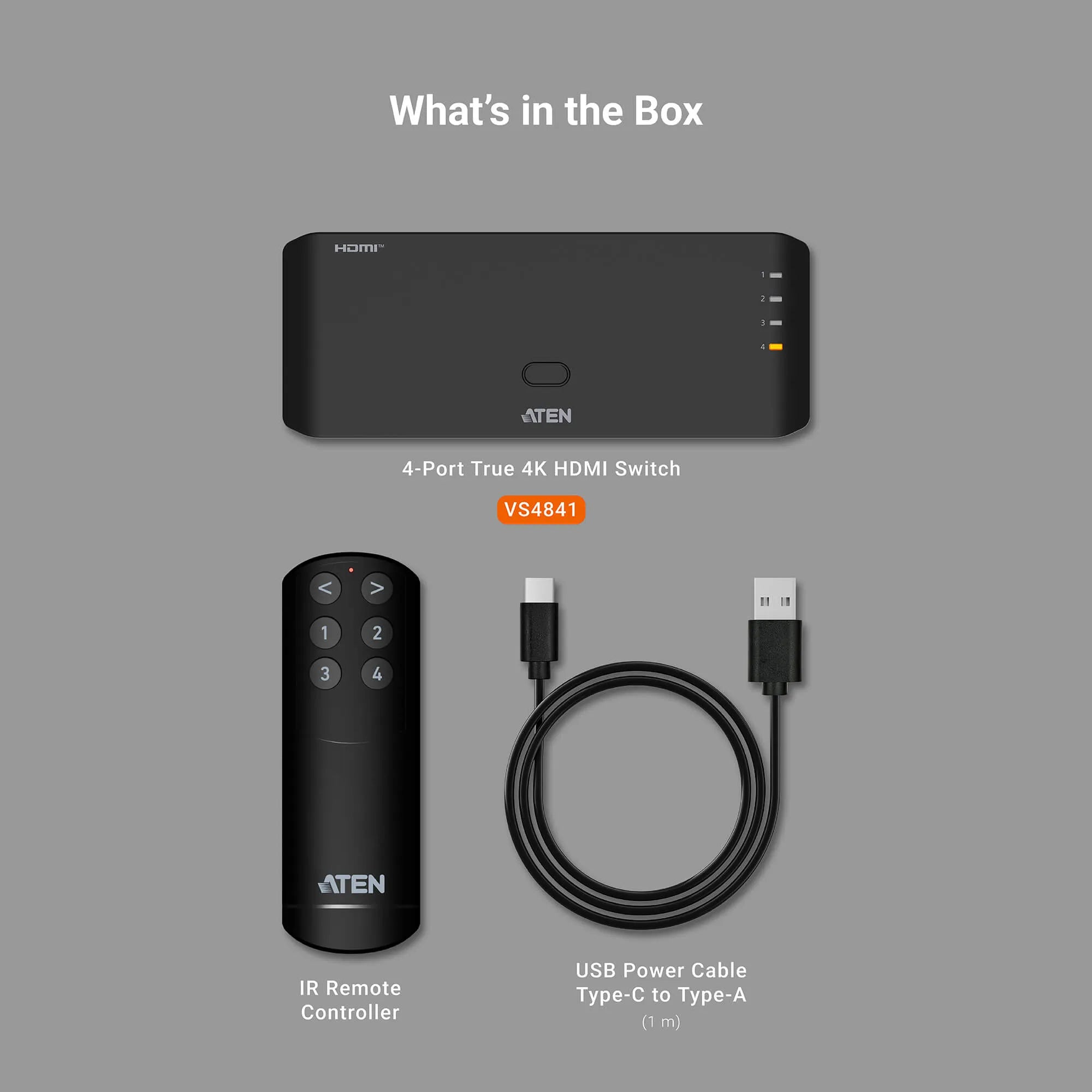 4-Port True 4K HDMI Switch - image 3