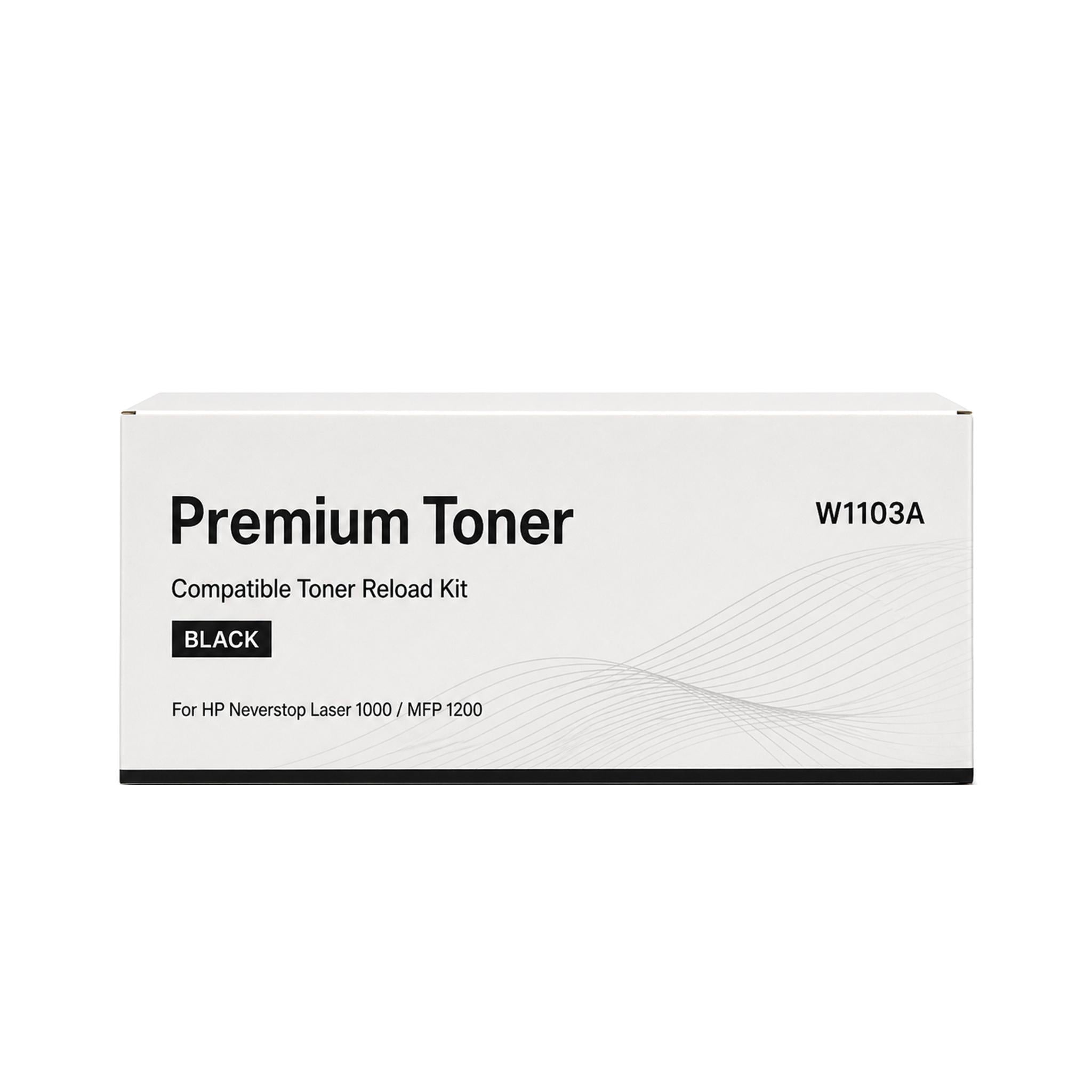 BLACK TONER FOR HP 103A