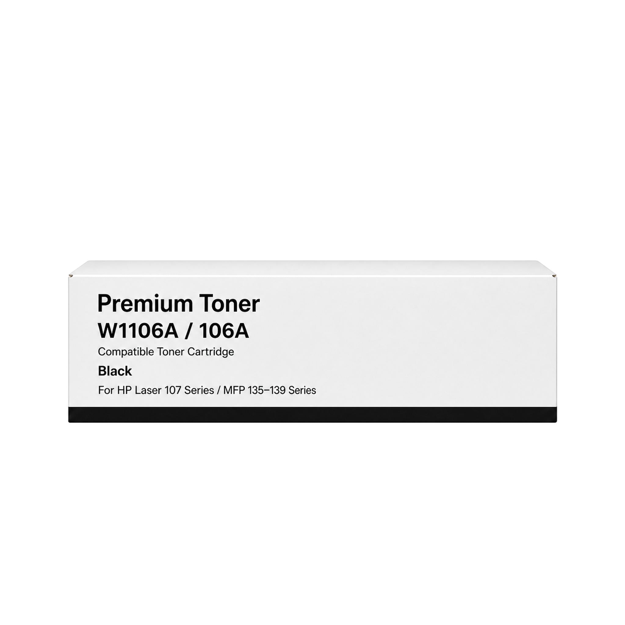 BLACK TONER FOR HP 106A