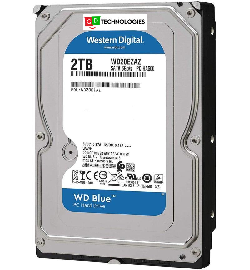 WD Blue SMR 2.0TB 3.5" 5400RPM 256MB DESKTOP RAM