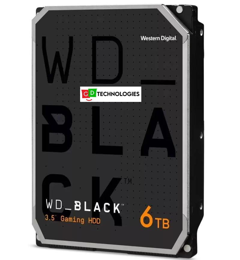 WESTERN DIGITAL BLACK 3.5" SATA6 6TB 7200RPM GAMING HDD