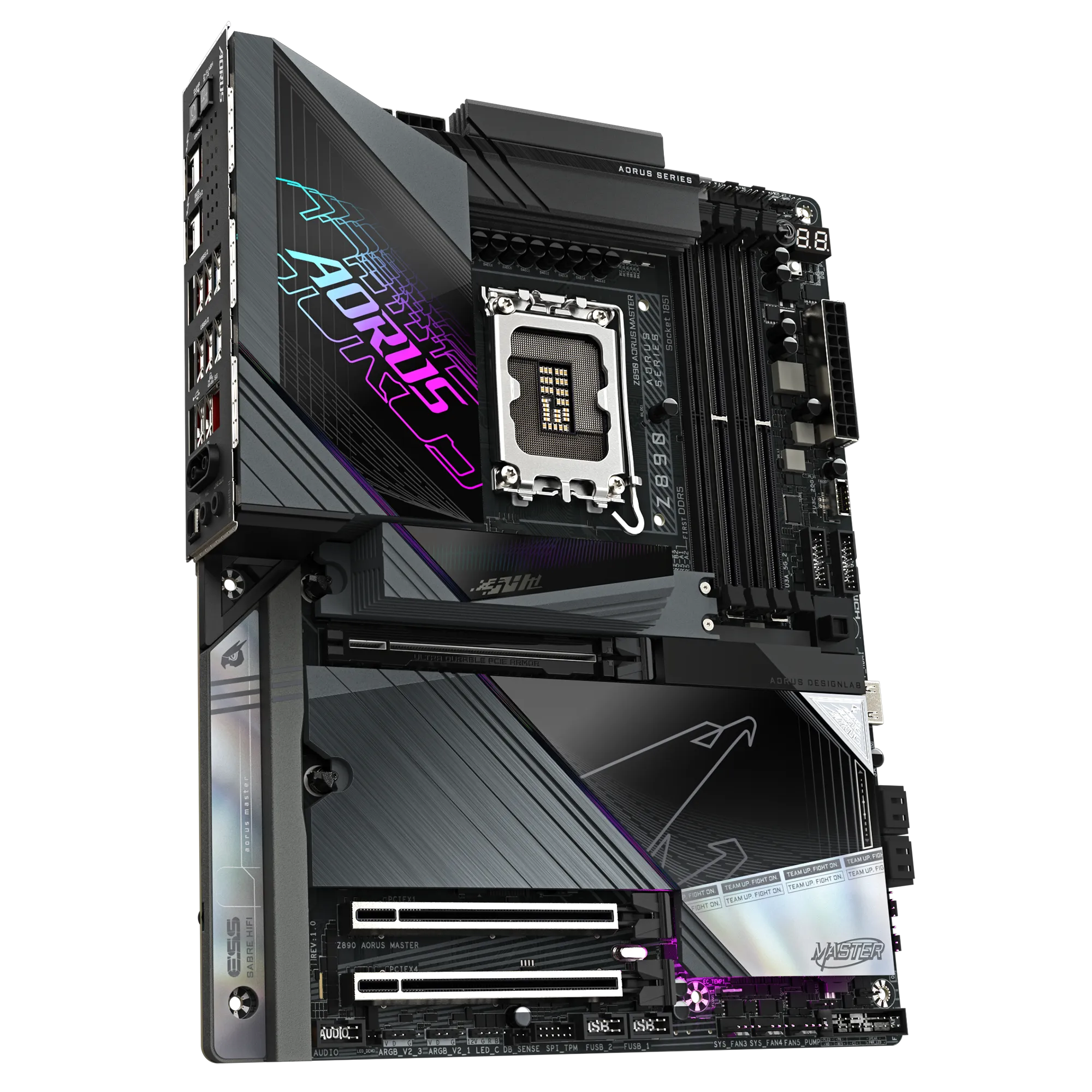 GIGABYTE Intel® Z890 Chipset for LGA 1851; 4x DDR5; 5x M2; 2xUSB4® USB Type-C®/HDMI (Front); ATX. - image 3